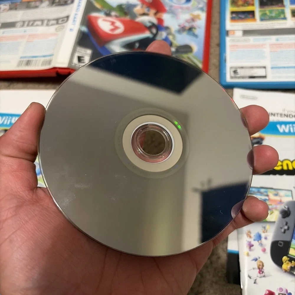 Nintendo Wii U Mario Kart 8 Nintendo Land Complete W/ Manual